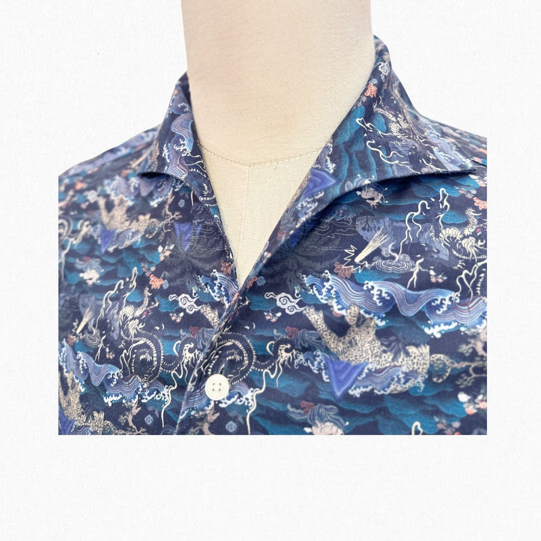 Graphic One Piece Collar Shirt