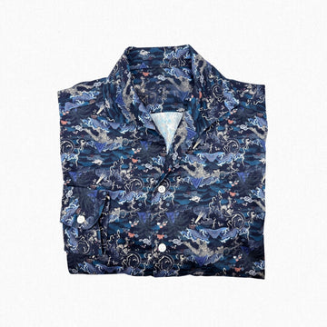 Graphic One Piece Collar Shirt