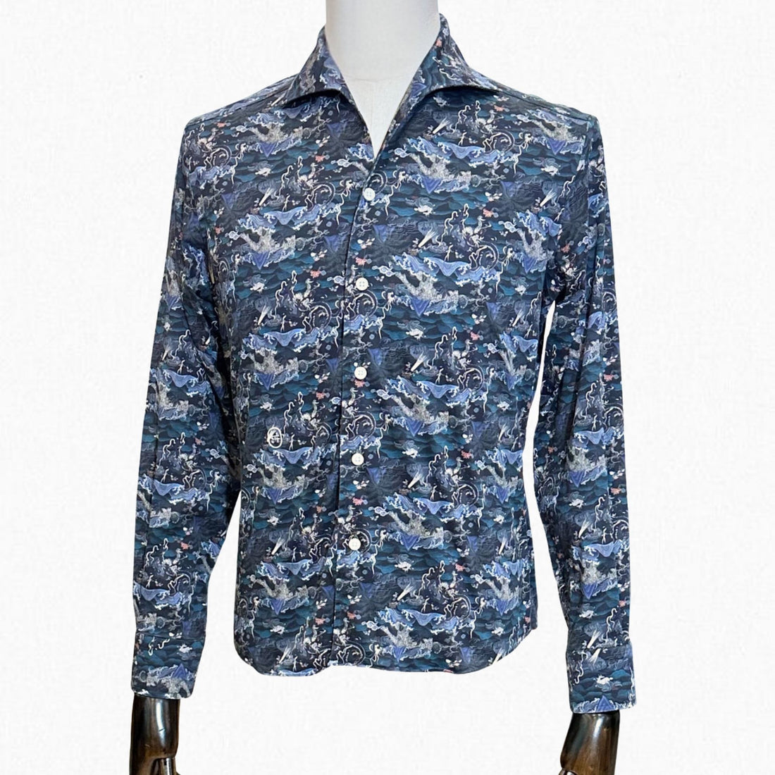 Graphic One Piece Collar Shirt