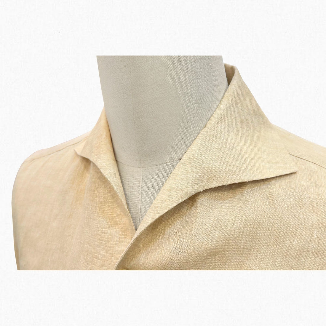 One Piece Collar Linen Shirt (Earth Tone)