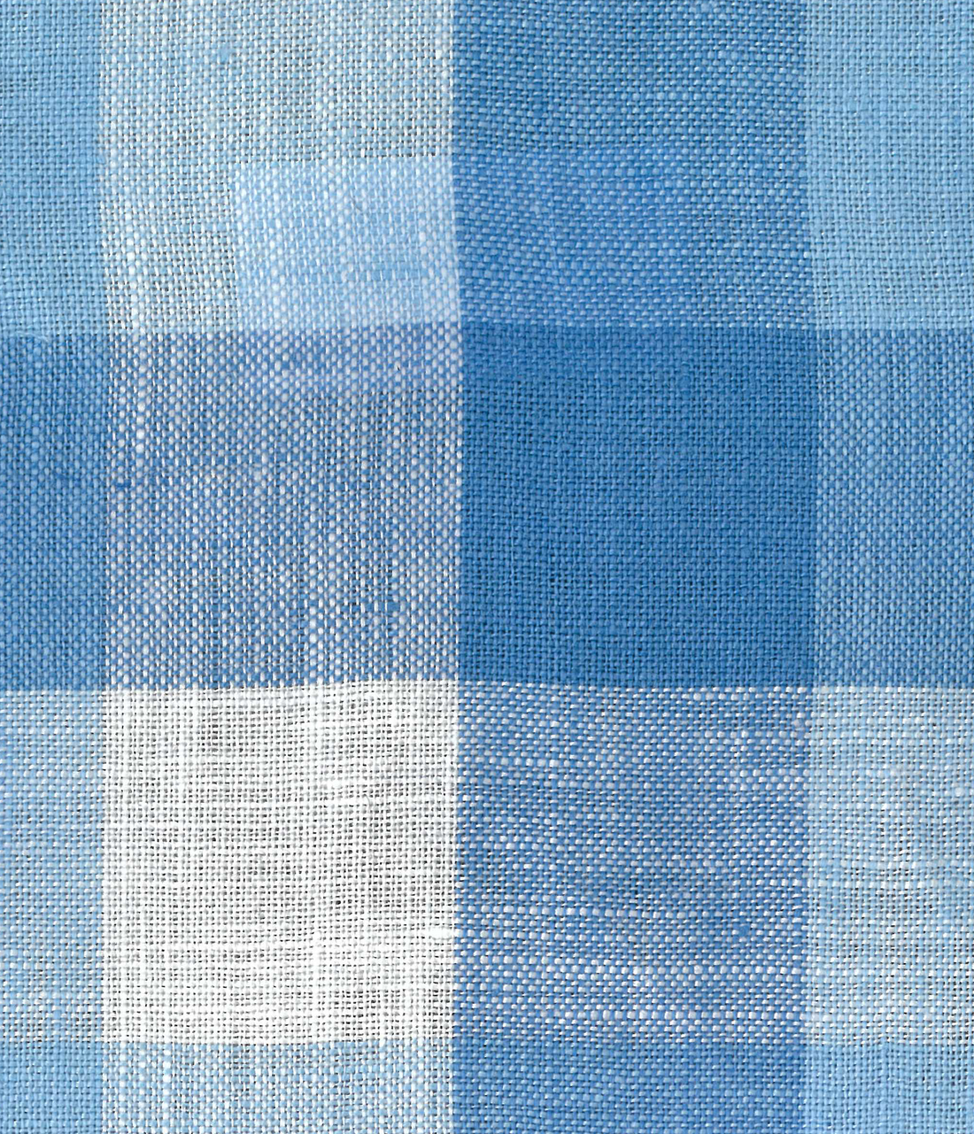 One Piece Collar Linen Shirt (Blue Tone)