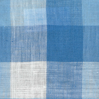 One Piece Collar Linen Shirt (Blue Tone)