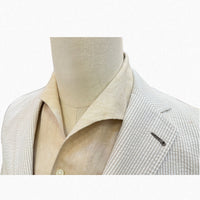 High Waisted Seersucker Suit