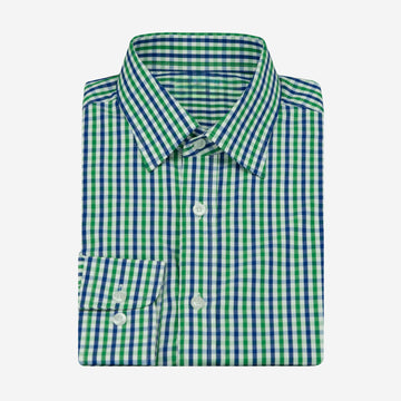 Green & Blue Check Shirt