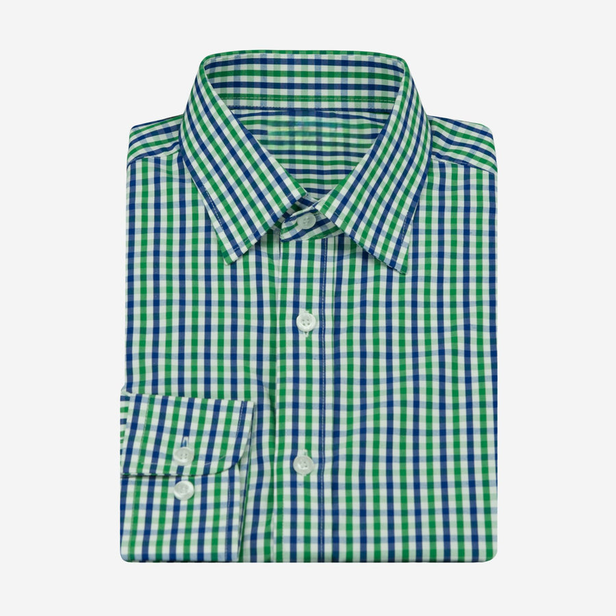 Green & Blue Check Shirt