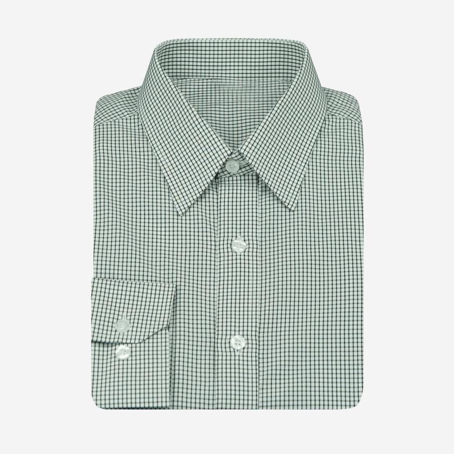 Grey Mini Check Shirt