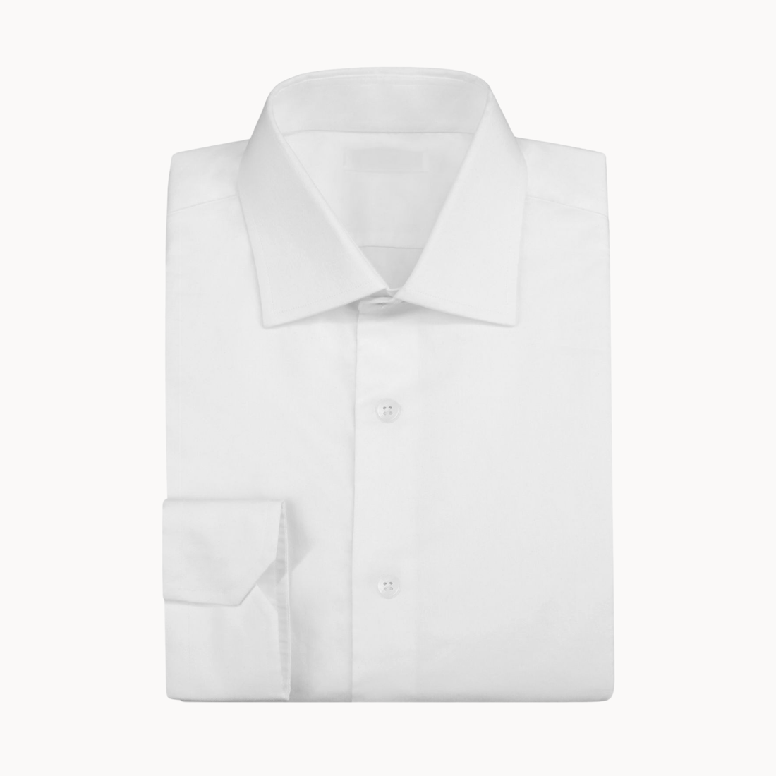 White Shirt w/ Contrast Button