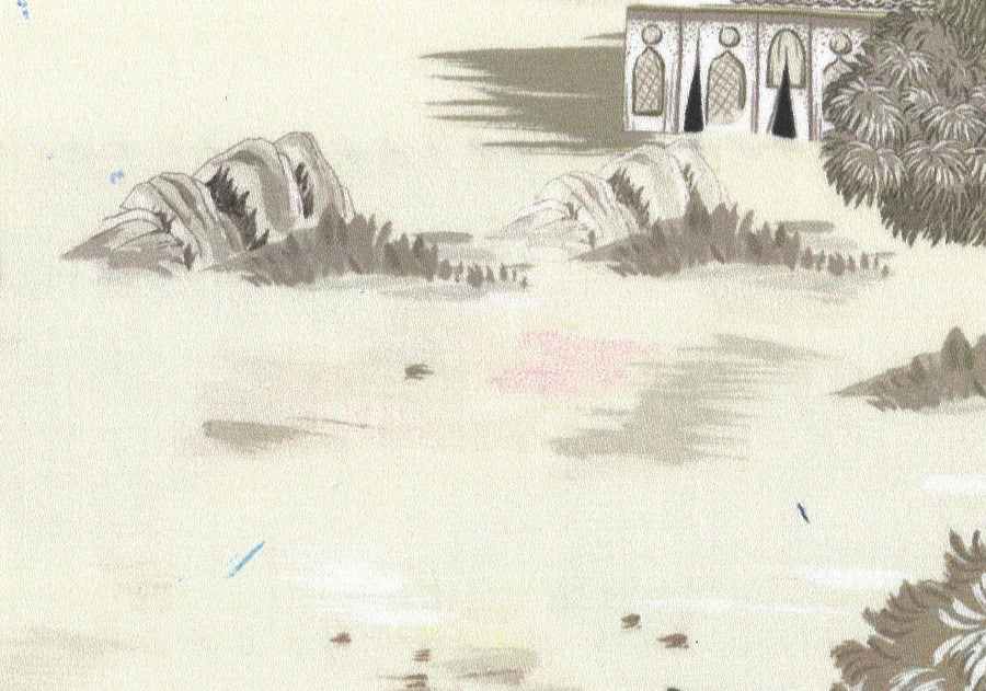 Graphic One Piece Collar Shirt