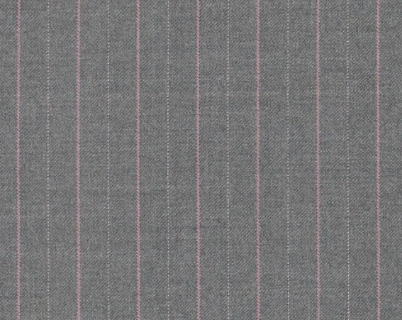 Grey W/Pink Stripe