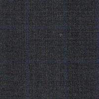 深灰色格紋配藍色玻璃窗格紋