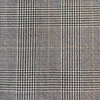 淺灰色格子配棕褐色玻璃窗格紋