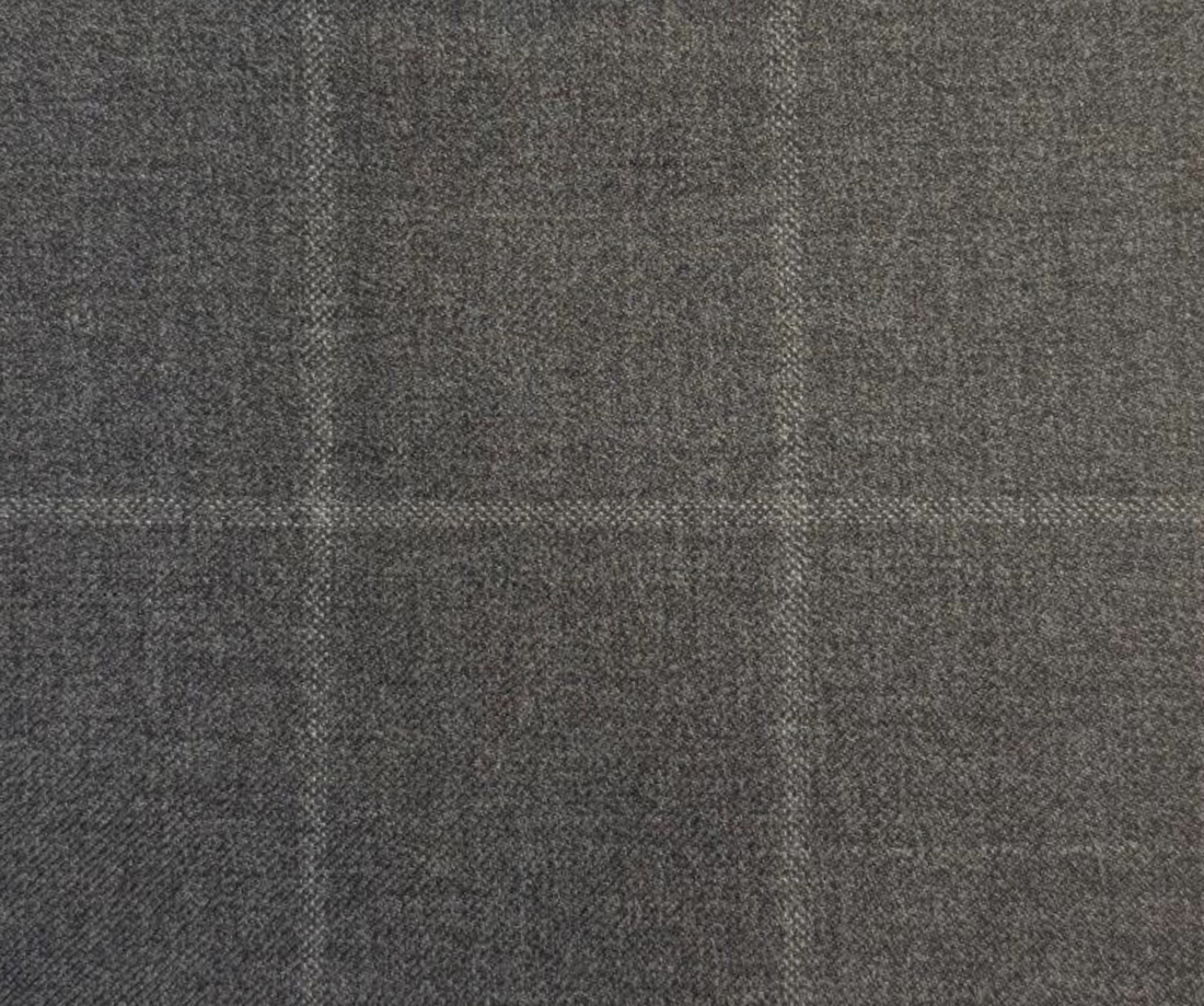 Vitale Barberis Canonico Perennial Super 110's- Grey Windowpane