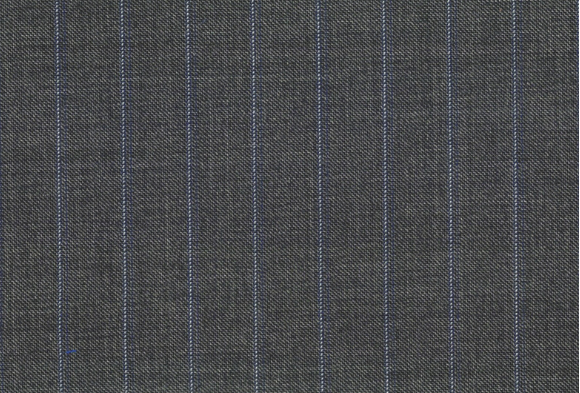Grey W/Blue Stripe