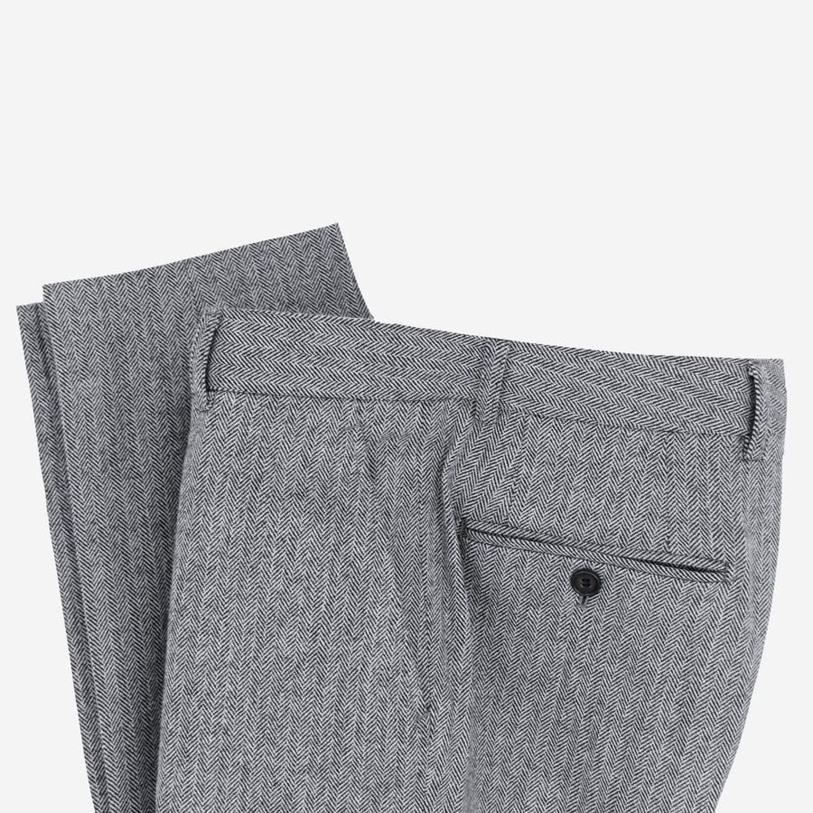 Herringbone Strappy Pants