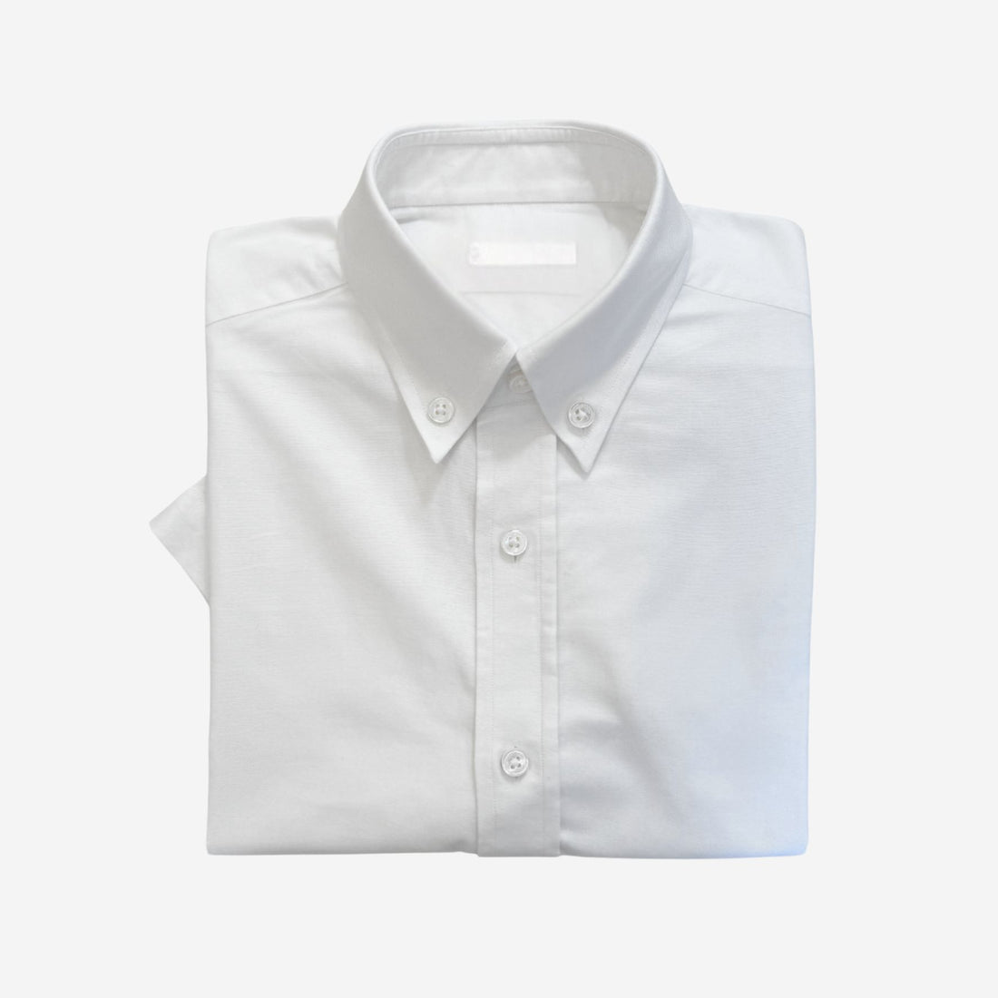 Cotton Oxford Shirt in Short Sleeves