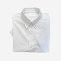 Cotton Oxford Shirt in Short Sleeves