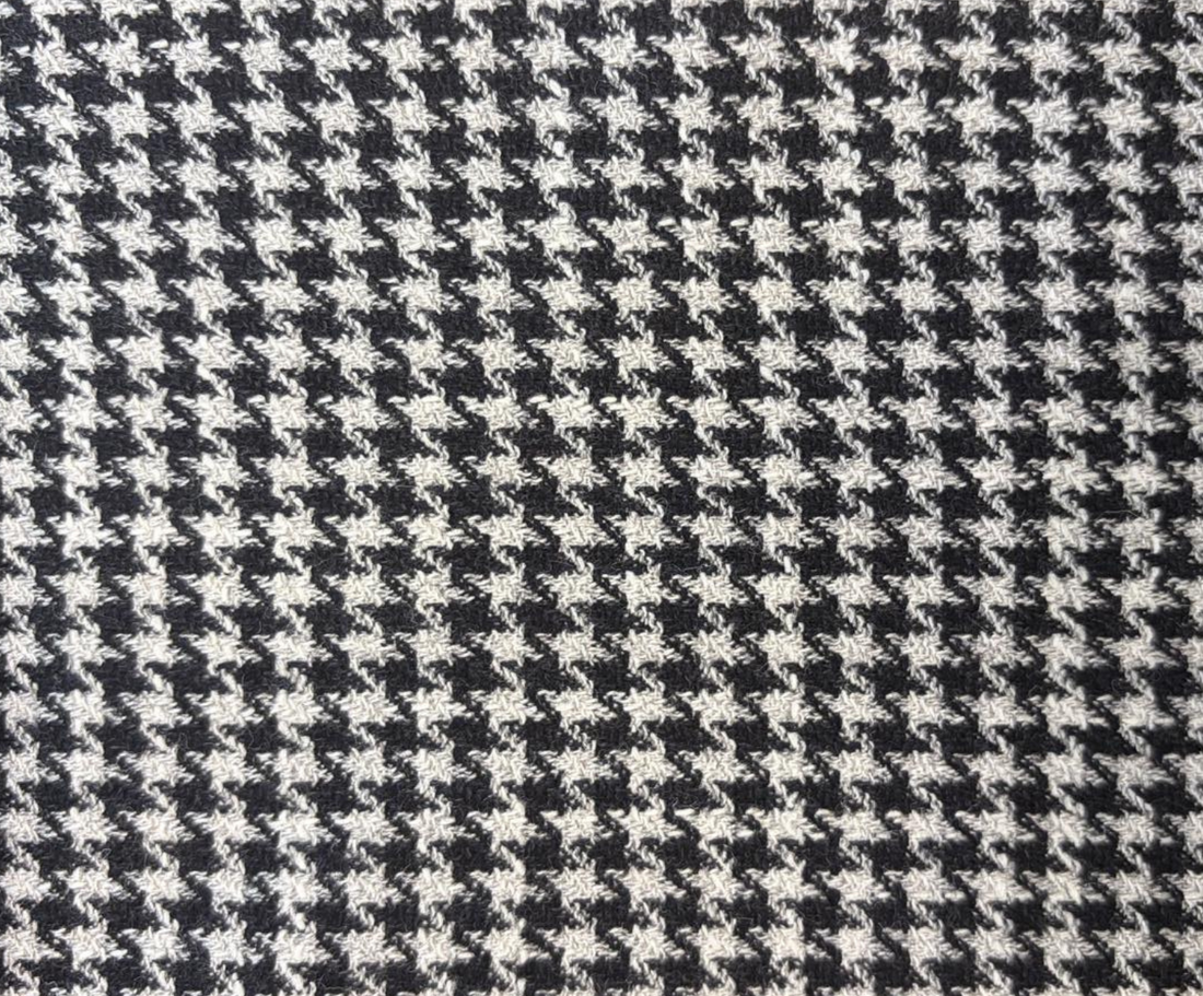 Lanificio Cerruti- Black & White Houndstooth