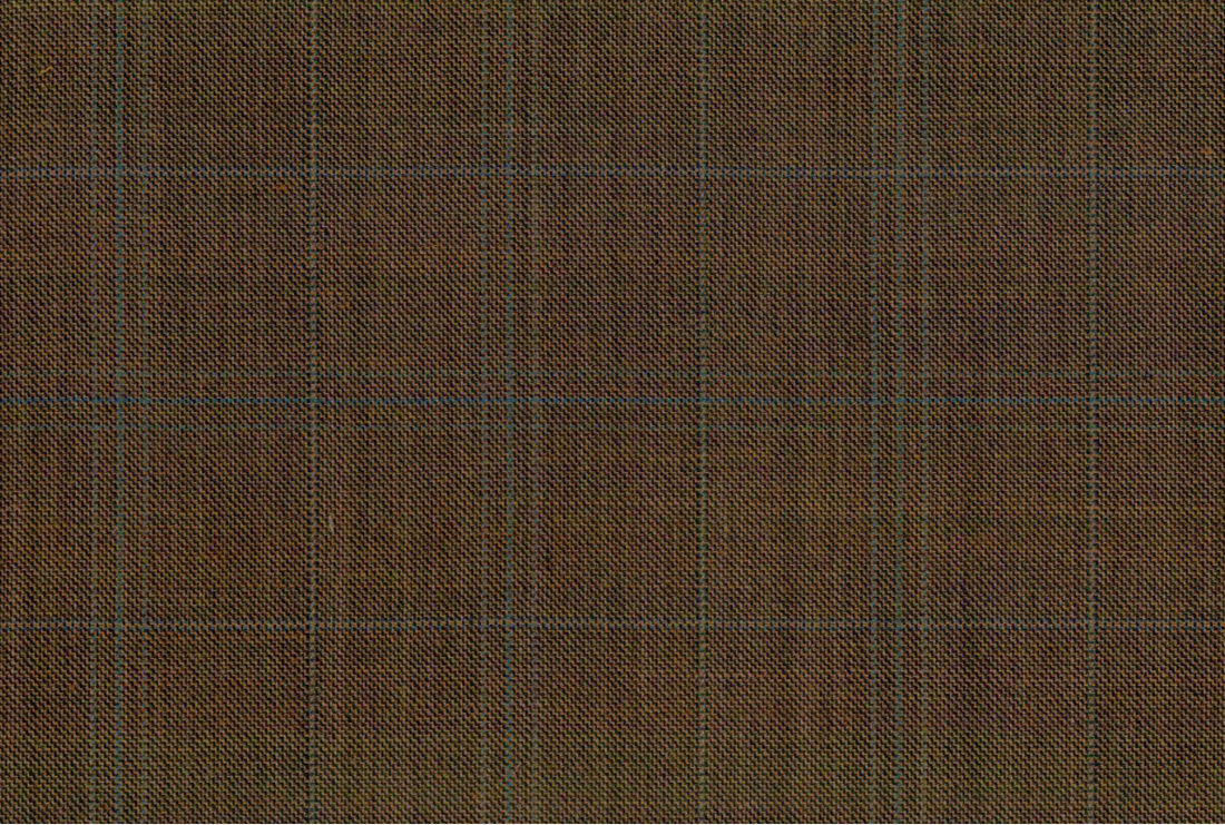 Caesar Romeo- Brown W/Blue Windowpane