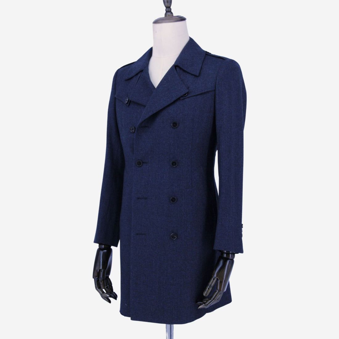 Wool Flannel Overcoat