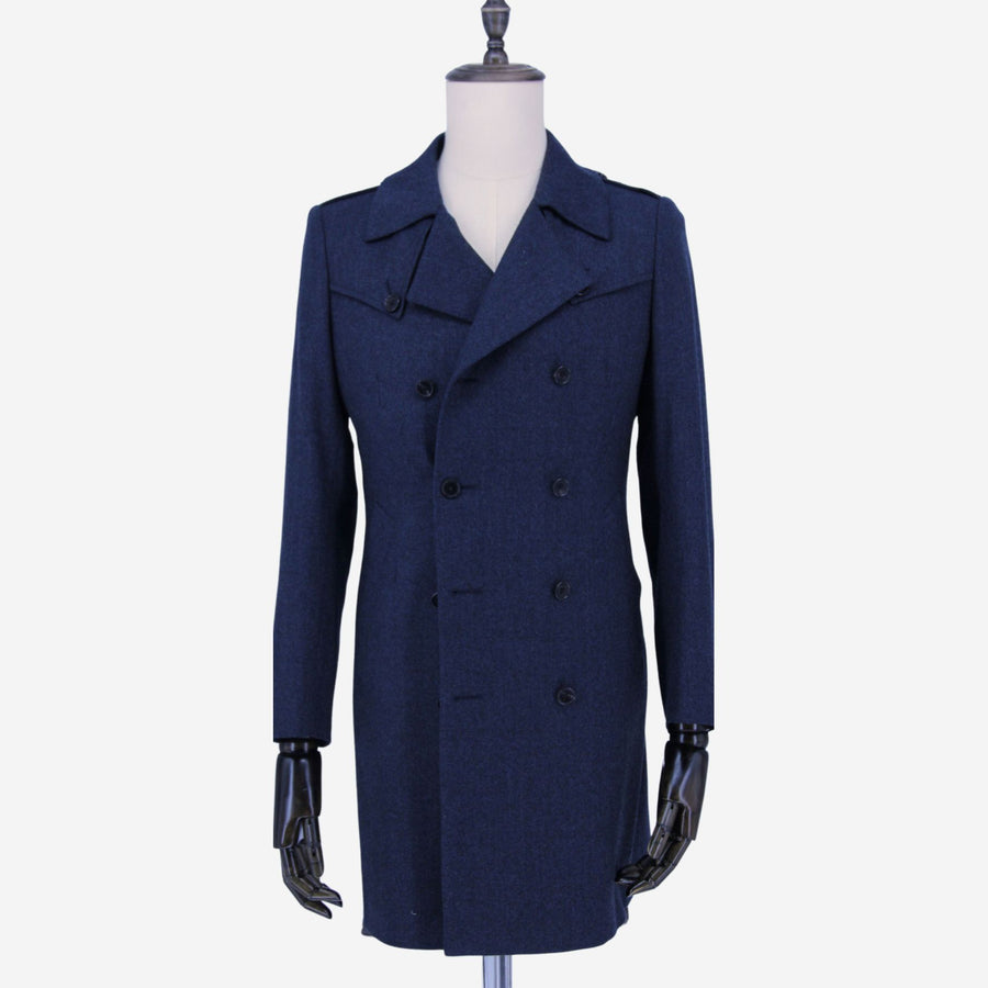 Wool Flannel Overcoat