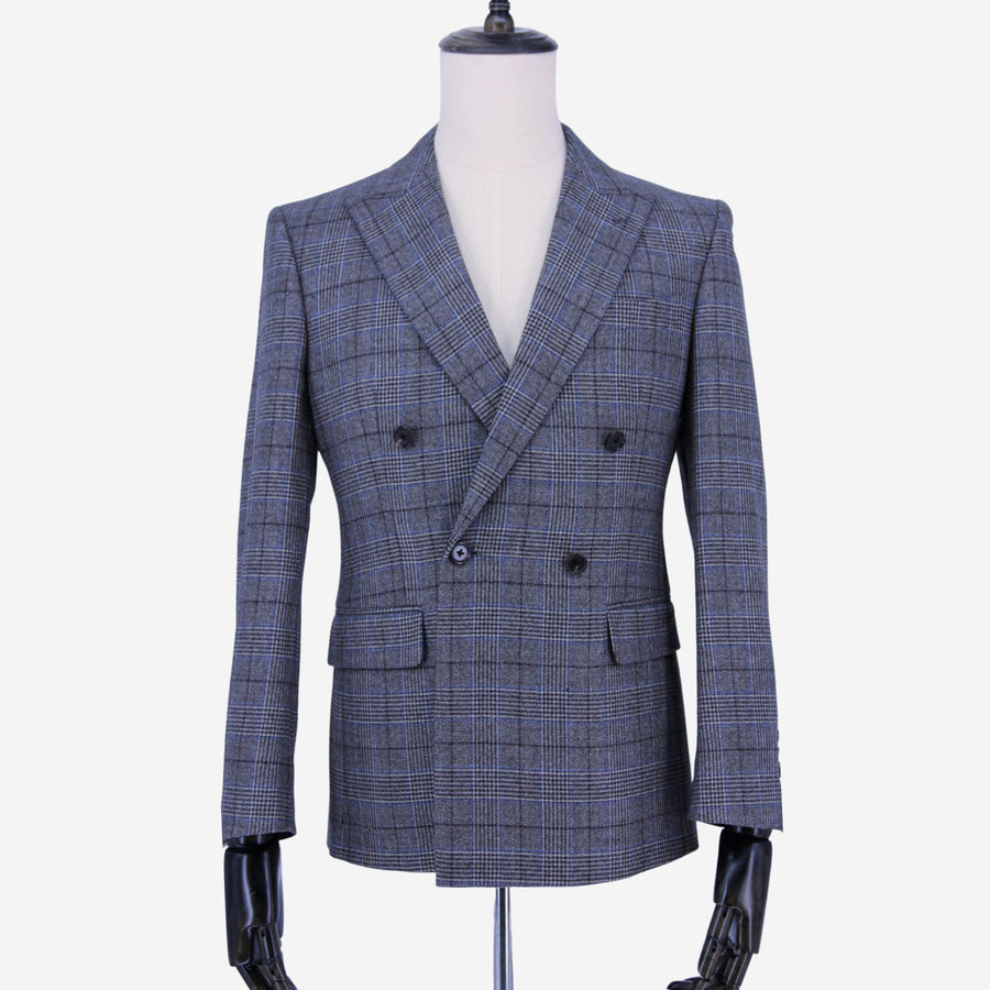 Glen Check Tweed Jacket