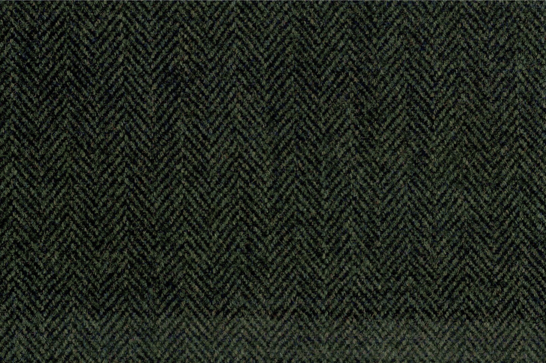 Donnegal Huddersfield- Olive Herringbone