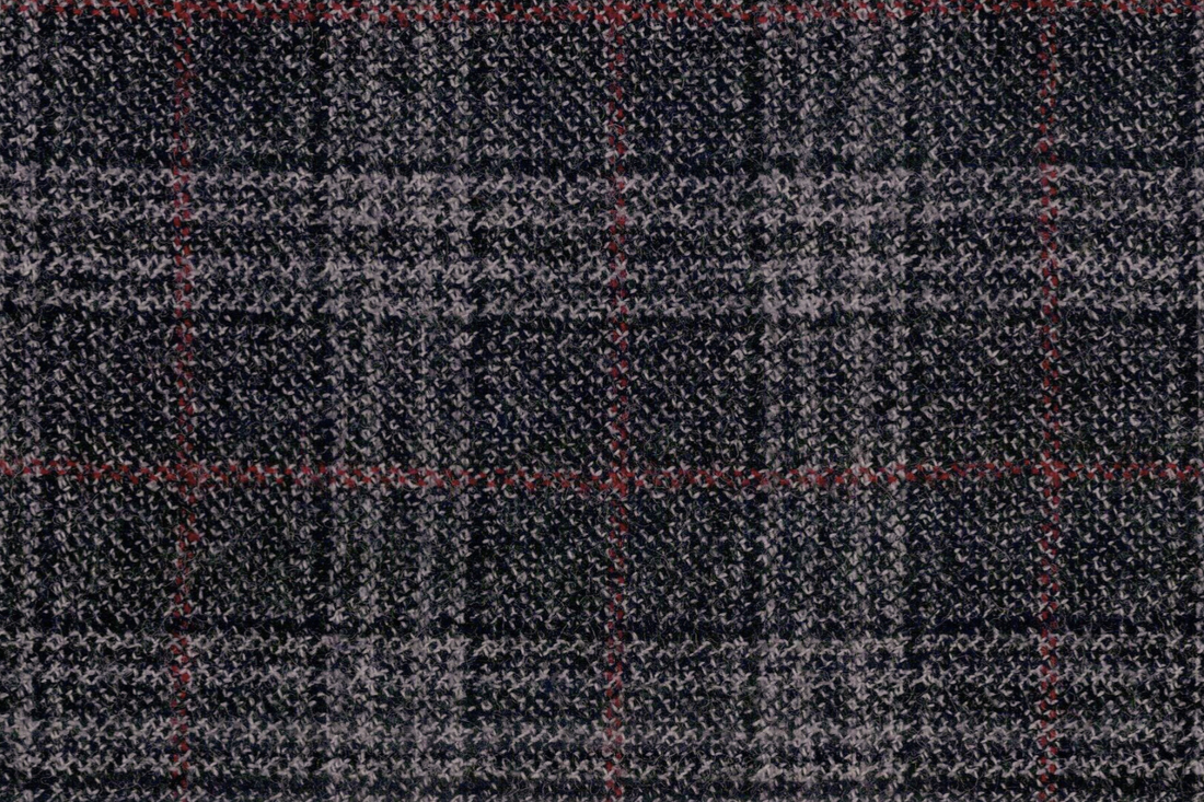 Giorgio Valentino- Medium Grey W/Red Check