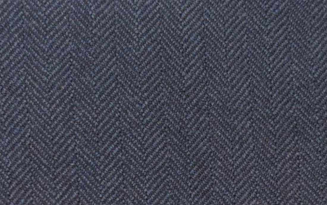 Huddersfield- Medium Blue Herringbone