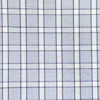 藍色配白色格紋