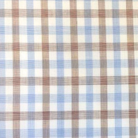 Sky Blue W/Brown Check