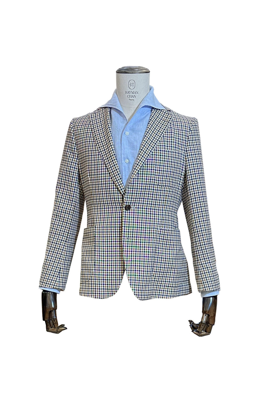 Mini Check Unconstructed Jacket